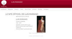 Desktop Screenshot of luismariano.com